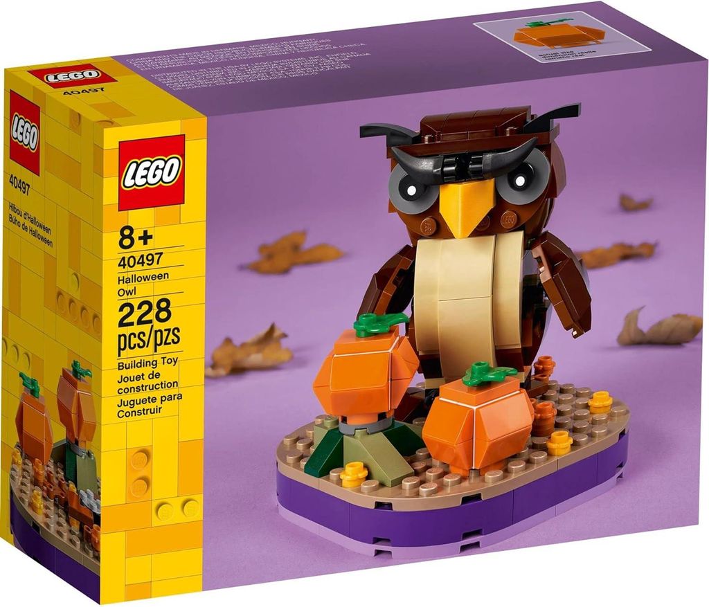LEGO Iconic Halloweenowa sowa, Zestaw do budowania, 8 Zdjęcie produktu 