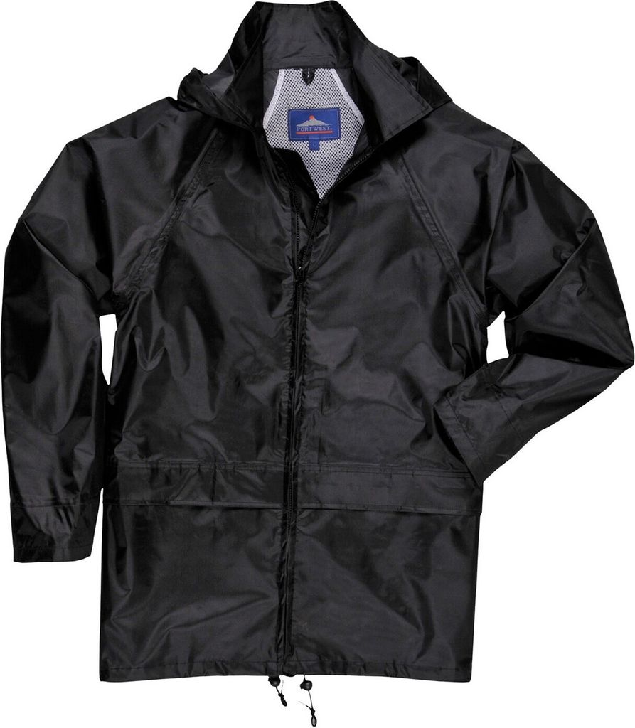 Portwest - "Classic" Regenmantel für Herren/Damen Uni PC6885 (S) (Schwarz)