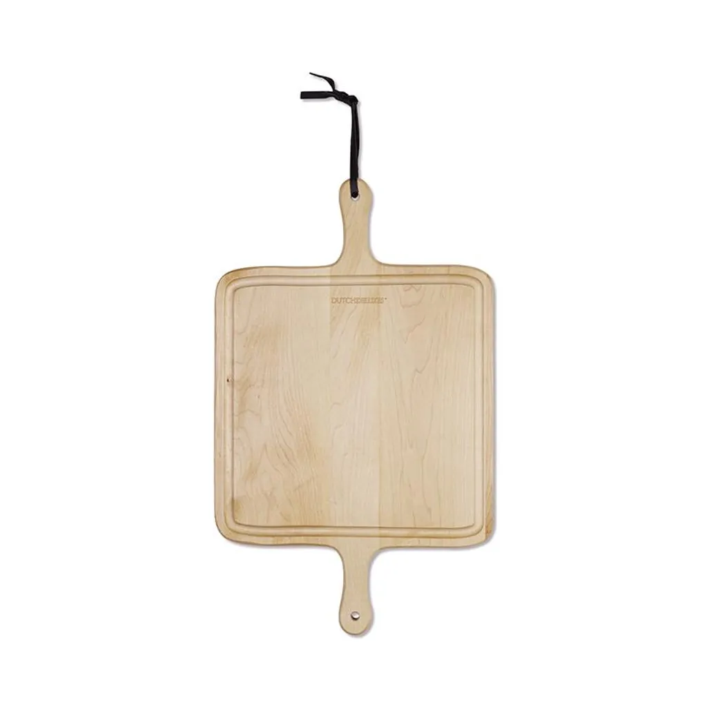Tagliere Dutchdeluxes Fatto a Mano Legno Faggio - Design Marrone Chiaro