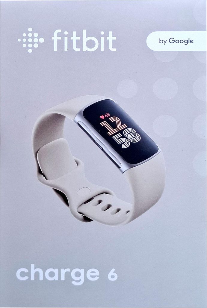 Fitbit Charge 6 AMOLED Aktivitäts-Trackerarmband Beige, Produktbild 
