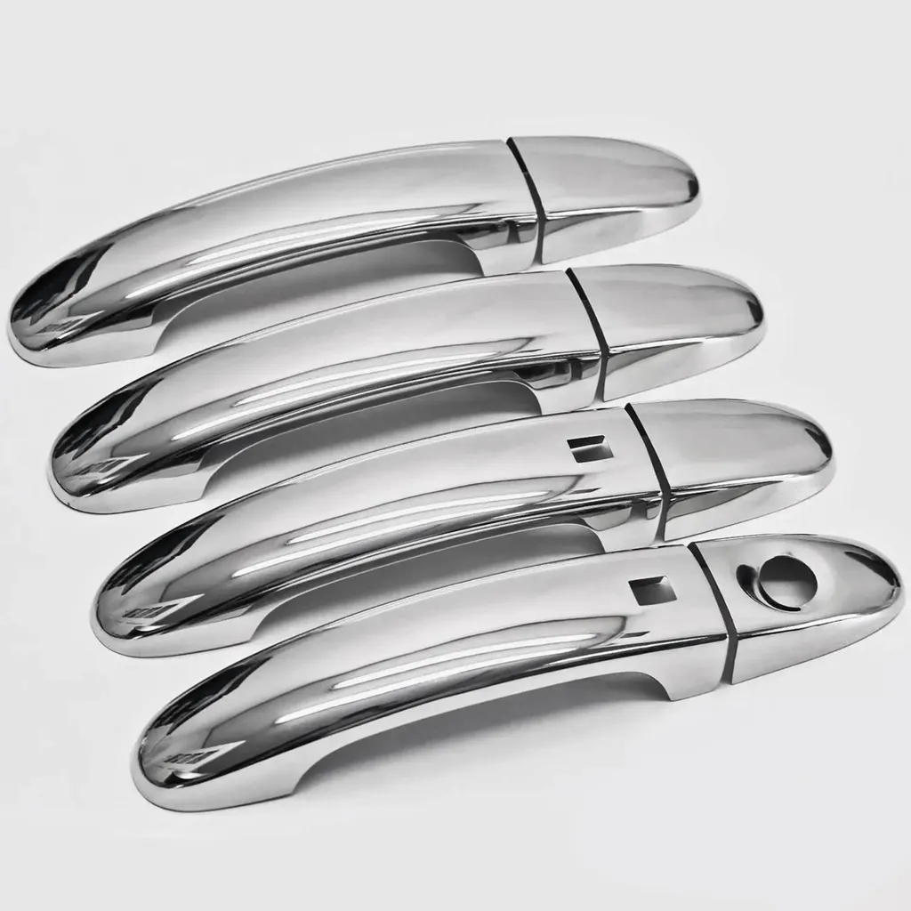 Coperture Cromate Acciaio Inox Maniglie Ford S-Max Mondeo 4 Galaxy