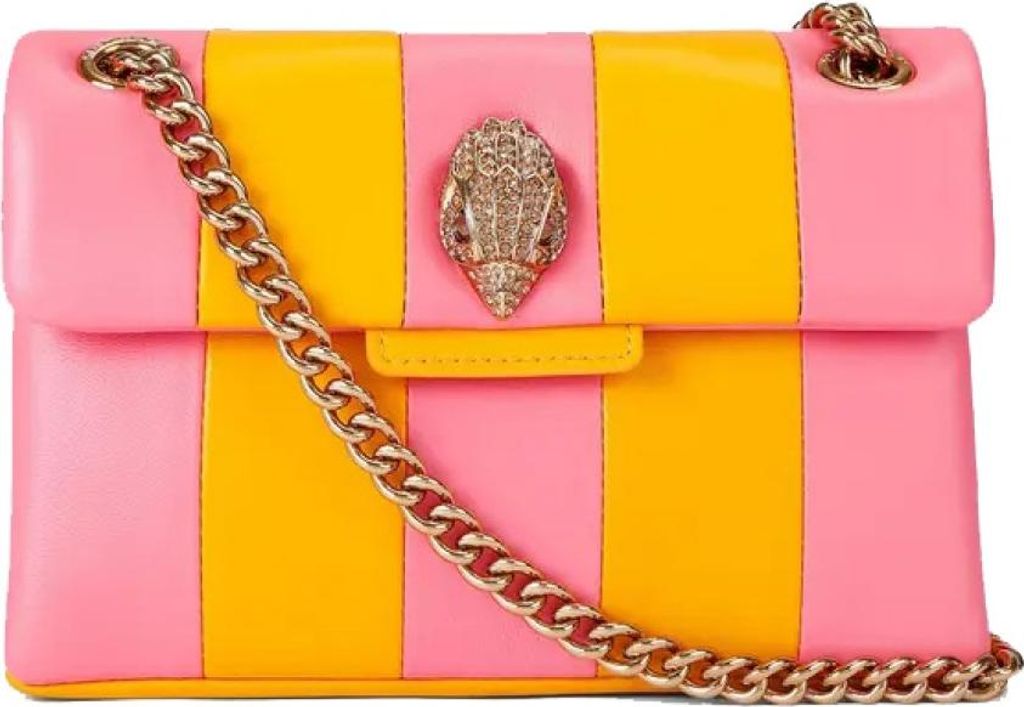 KURT GEIGER LONDON LEATHER MINI KENSINGTON Rosa