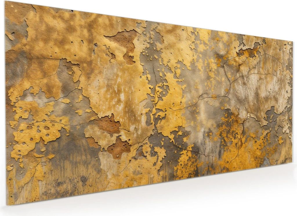 Küchenrückwand Spritzschutz Glas mit Motiv Verwitterte Wand 40 x 40 cm