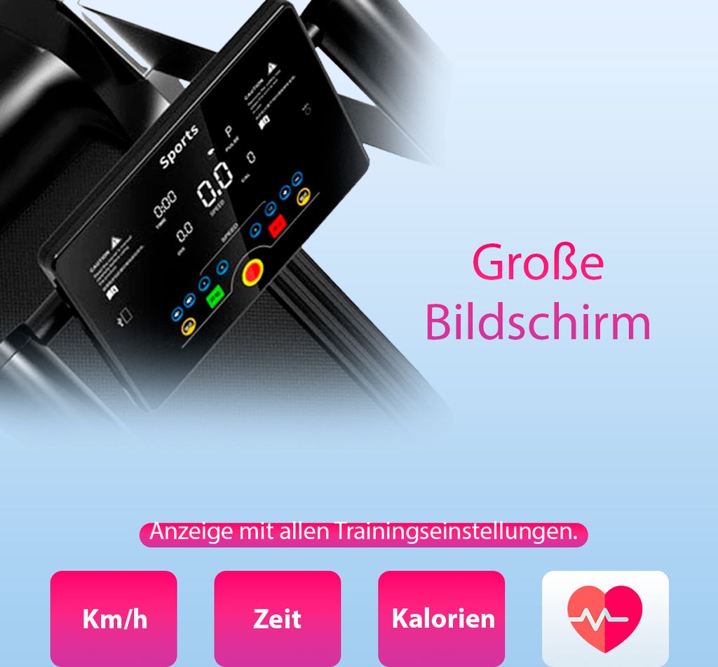 Clover Fitness A8 Intelligentes Laufband - Produktbild 6