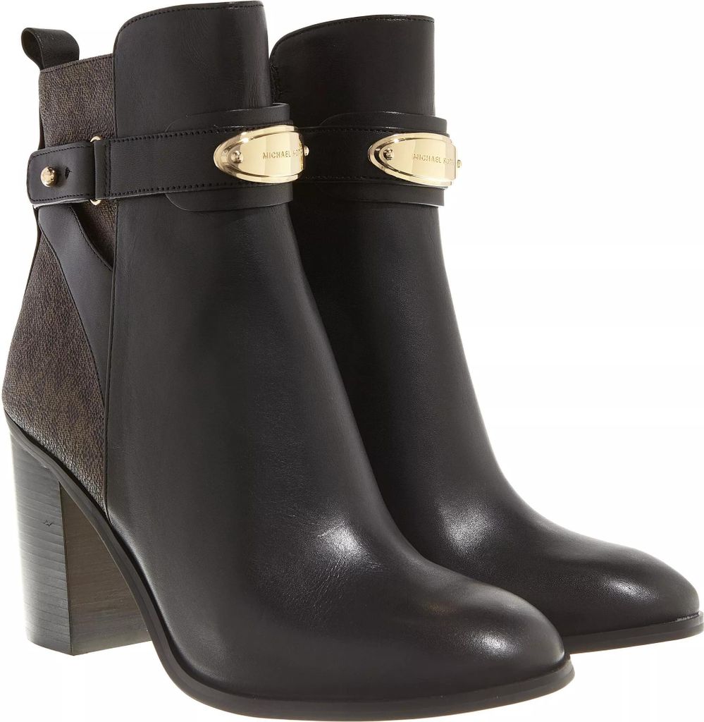 Michael Kors Darcy Heeled Bootie Black Brown multi A0210315