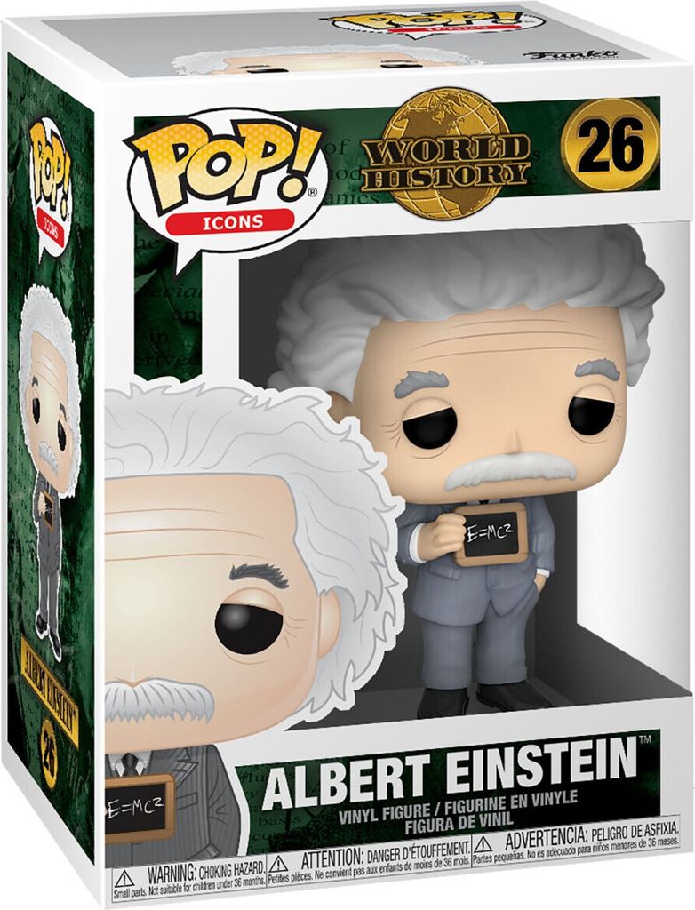 World History - Albert Einstein 26 - Funko Pop! - Vinyl Produktbild 