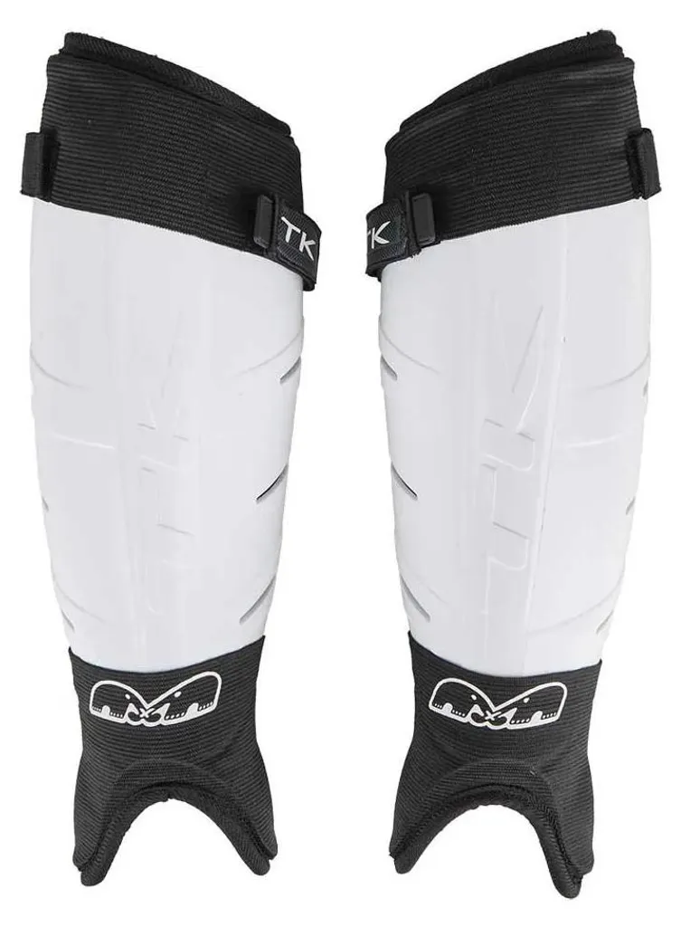 Tk Hockey 1 Protège-tibias Blanc M - Protection Tibia Hockey sur Gazon