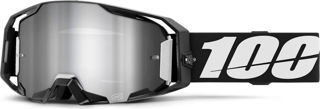 100percent Armatic Offroad-brille Schwarz Mirror Silver Schwarz Mirror Silver