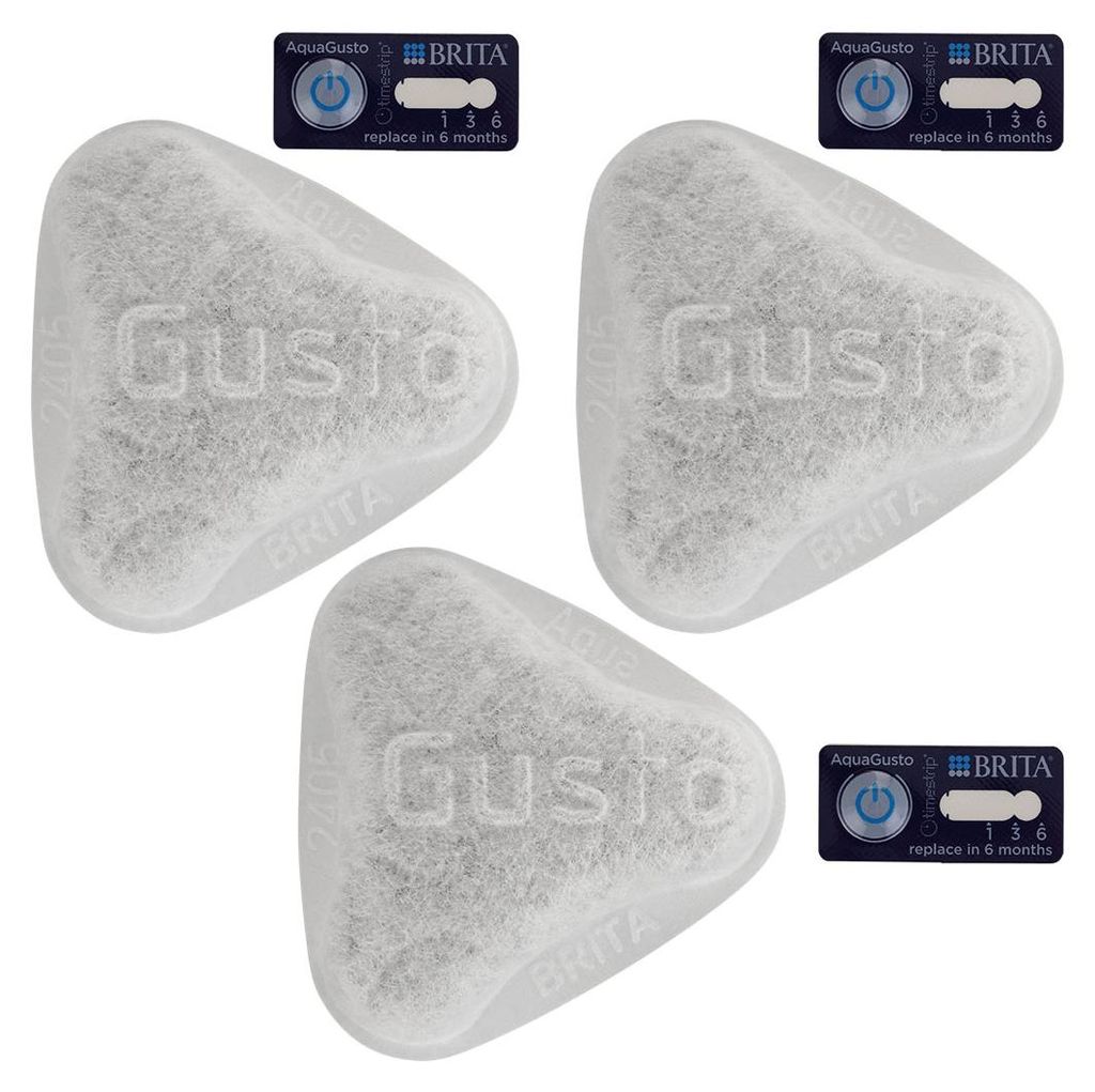 3 x Brita AquaGusto 100 universal Wassertank Filter 1018872 Produktbild 
