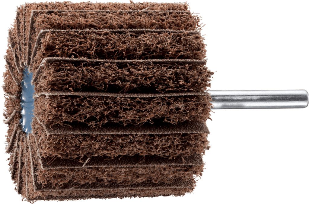 PFERD TOOLS POLINOX Vlies-Schleifstift PNZ Ø 60x50mm Schaft-Ø 6 mm A80 für Feinschliff und Finish