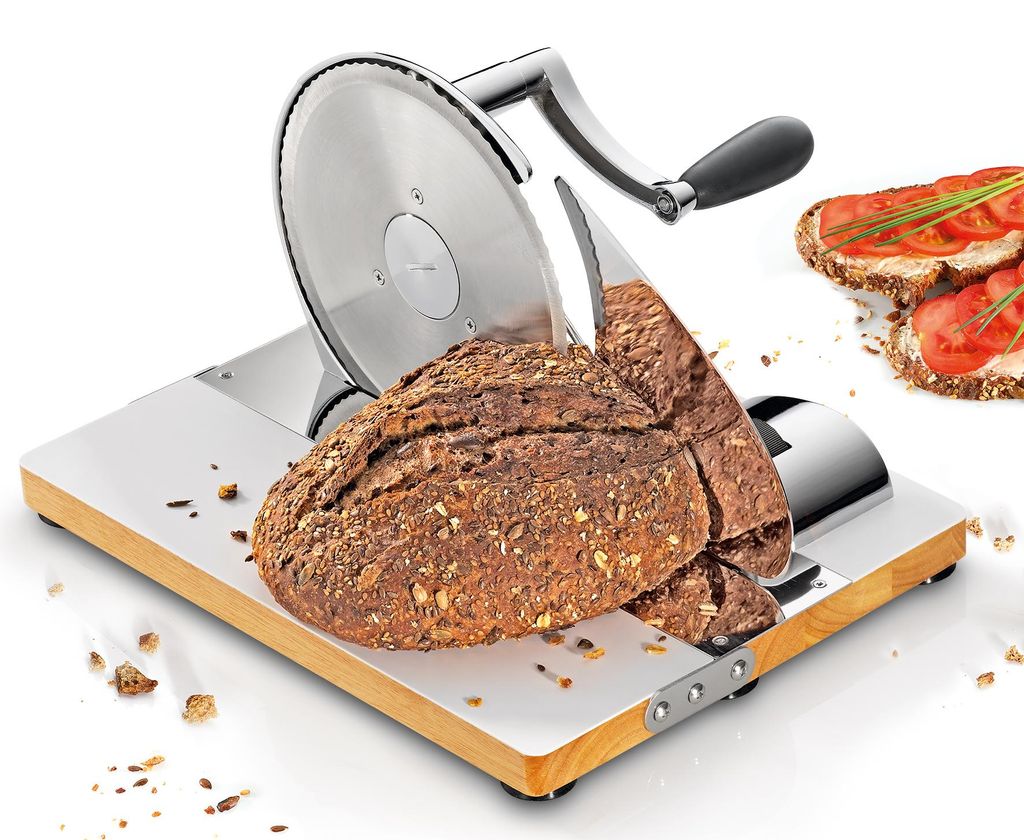 Zassenhaus Brotschneidemaschine VINTAGE, manuell, chrom Produktbild 