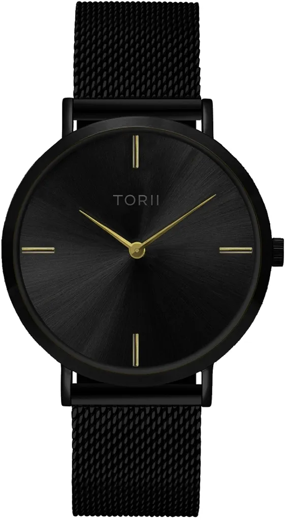 Montre Unisexe pour le Travail et les Soirées TORII V38VM.BF Noire