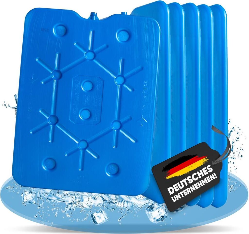 NEMT 6x flacher Kühlakku 800 ml Kühlakkus 25 x 32,5 x 1,5 Produktbild 