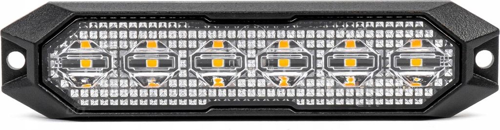 Flache Warnleuchte LED 6x3W R65 R10 12V/24V AMIO-03930 E