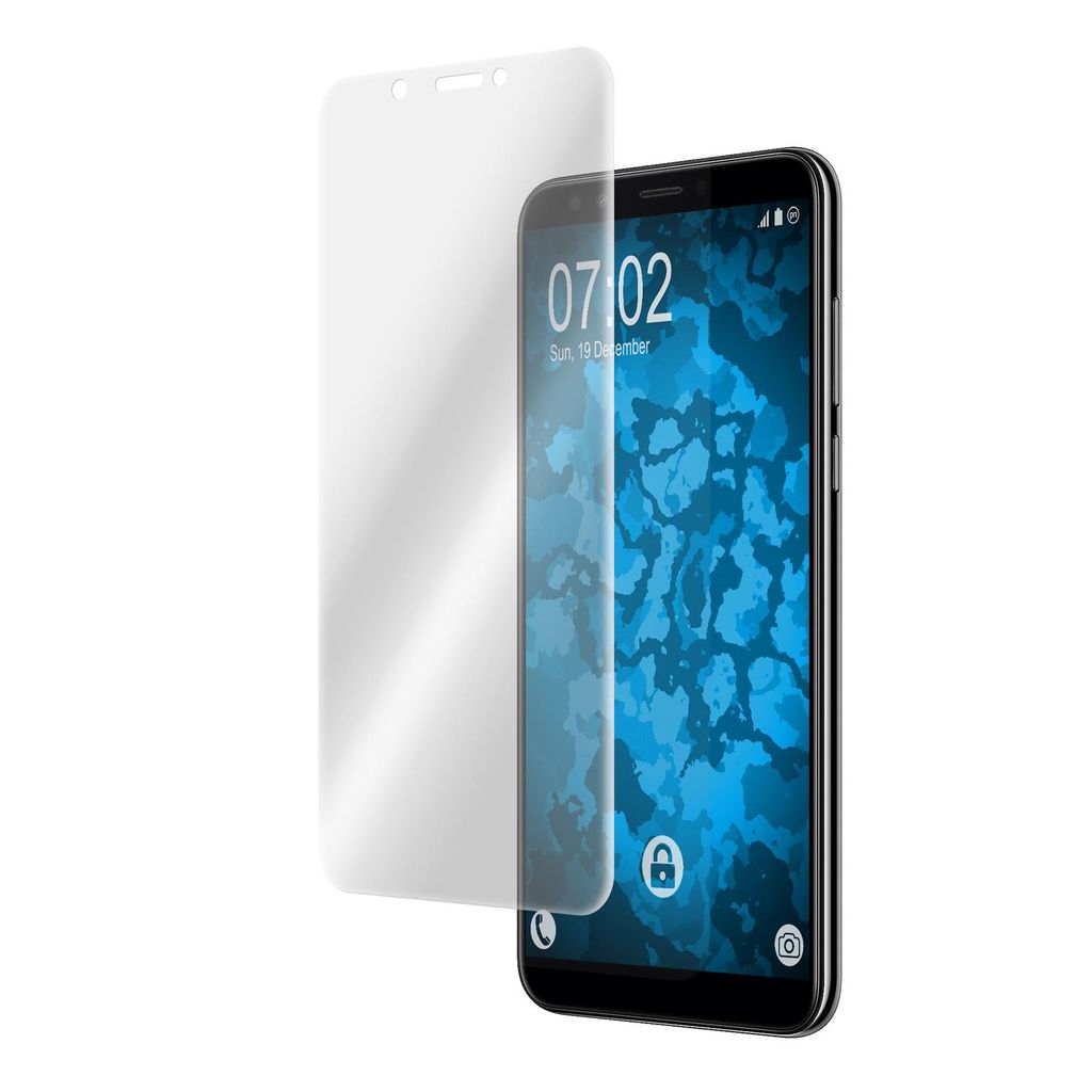 2er-Pack PhoneNatic Displayschutzfolien klar Flexible Folien kompatibel mit Huawei Y7 Prime (2018)