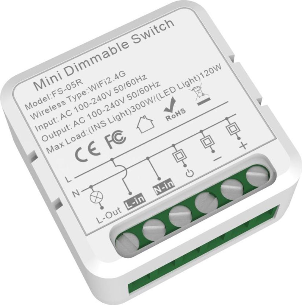 INF WiFi Smart Dimmer Schalter Modul - Sprachsteuerung & Timing Funktion