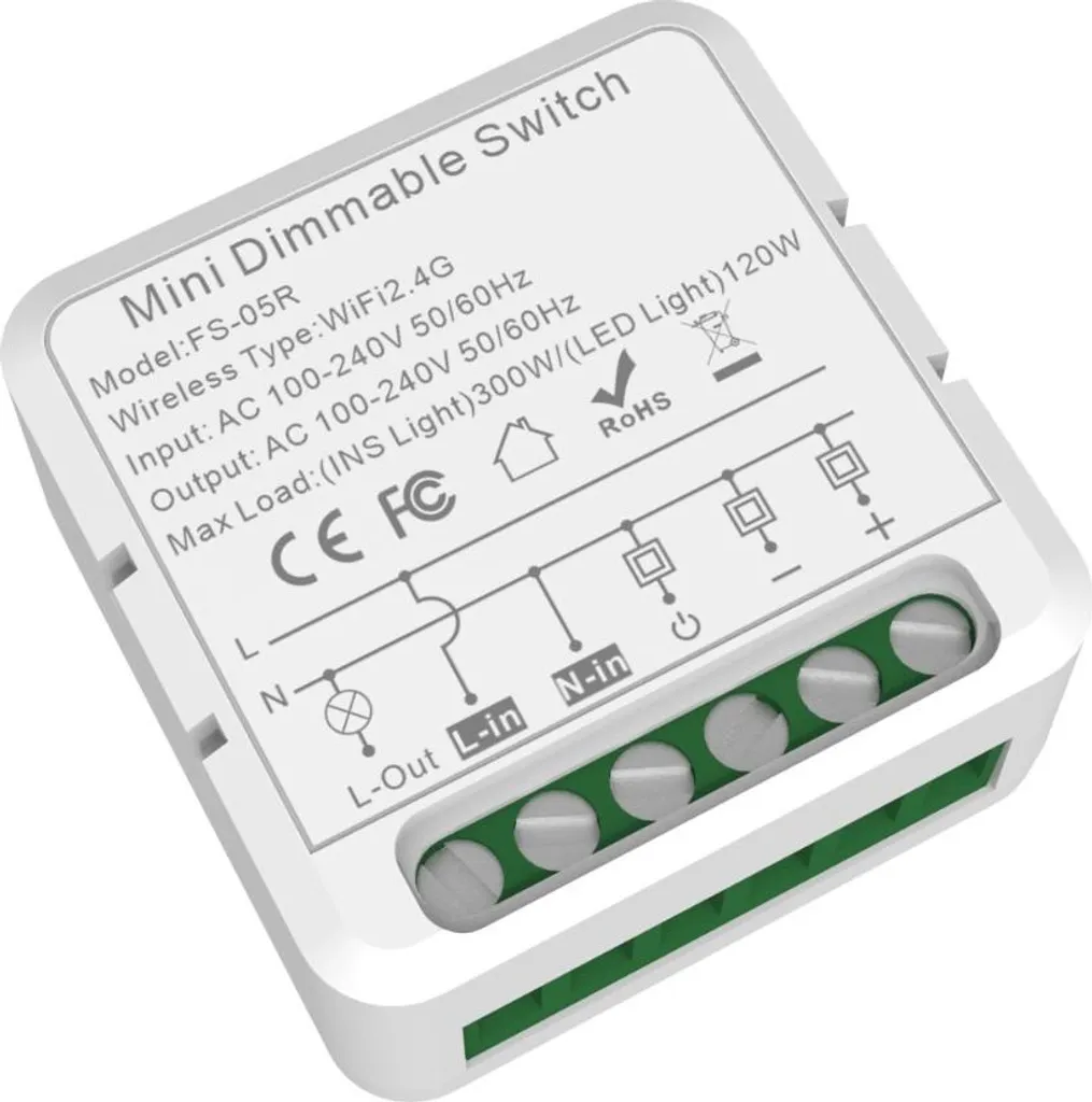 Modulo WiFi Smart INF + Telecomando 433MHz - Controllo Vocale Alexa