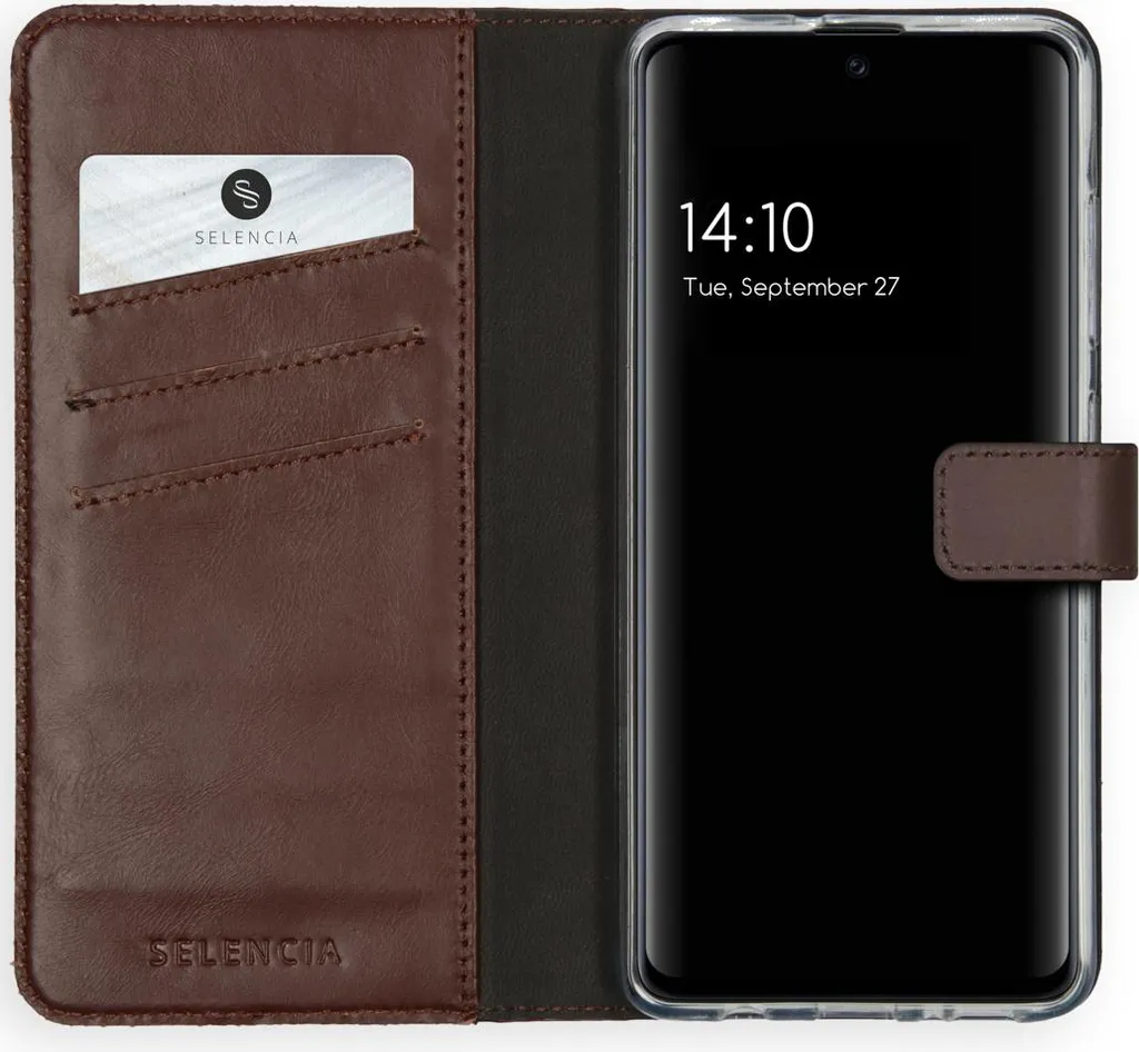 Custodia Selencia Marrone per Samsung A51 Vera Pelle | Wallet Case
