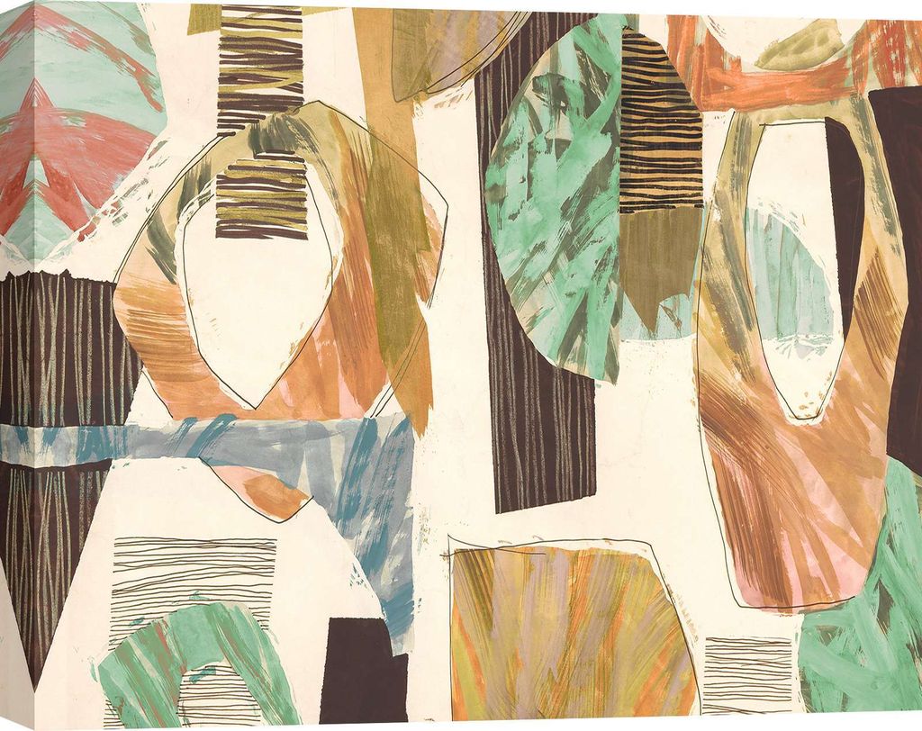 Leinwandbild, geometrisches Abstrakt - Sven Dorn, A Forest - 100x70 cm