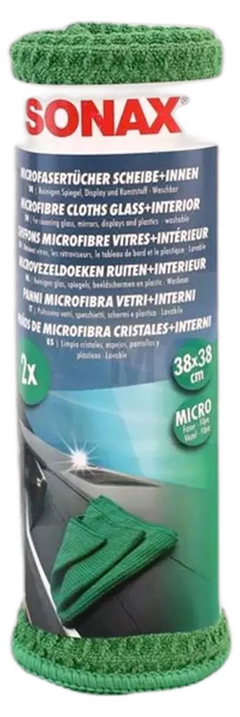 Sonax 04165410, para automóviles, paño de microfibra, apto Imagen del producto 