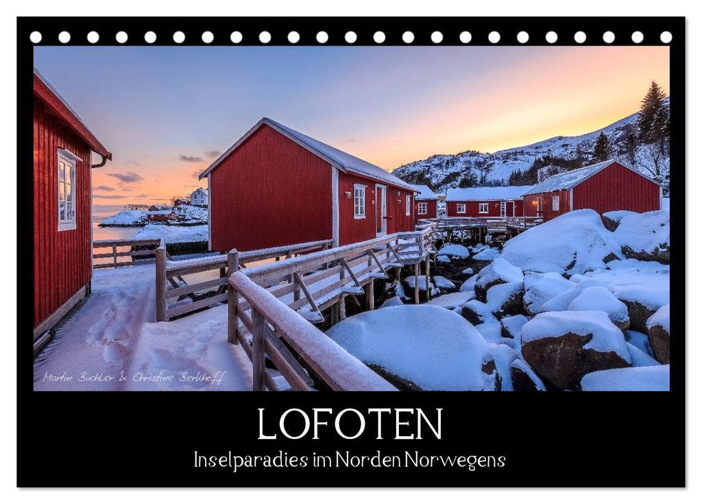 LOFOTEN - Inselparadies im Norden Norwegens (Tischkalender 2027 DIN A5 quer), CALVENDO Monatskalender