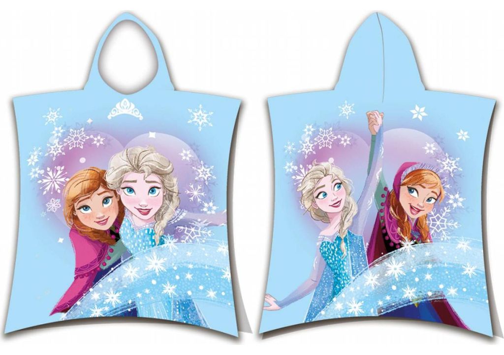 Poncho Gefrorener Winterspaß 50x115 cm Produktbild 