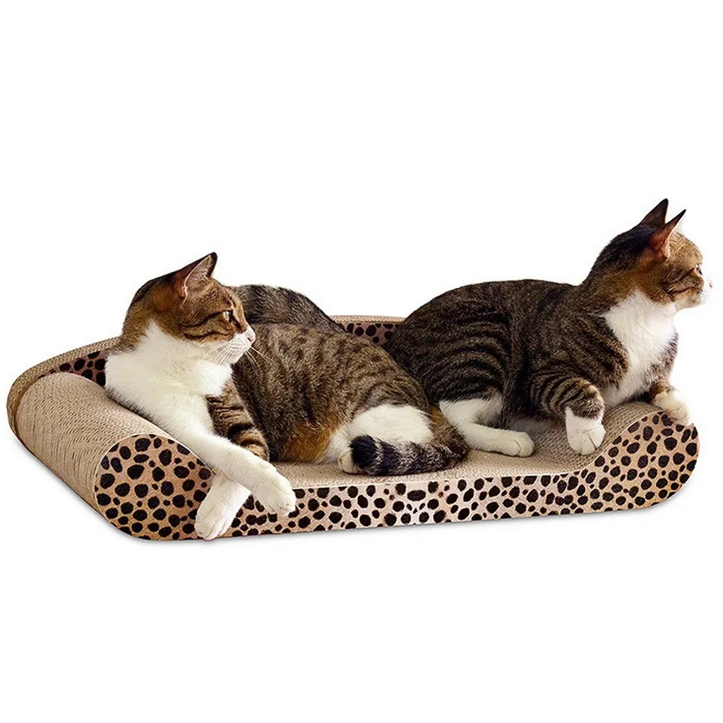 Tapis de grattage pour chat horizontal idéal pour protéger le canapé