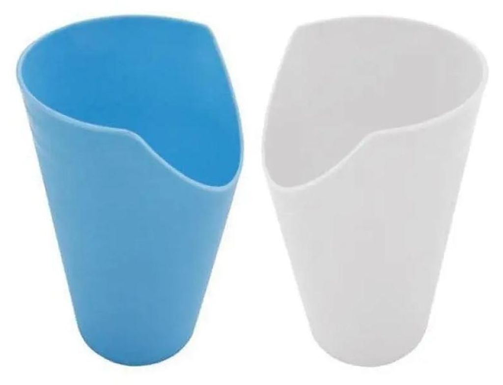 Becher mit Nasenausschnitt, Blau Produktbild 
