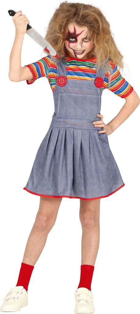 Kostümkleid Horror Stoffpuppe 7-9 Jahre