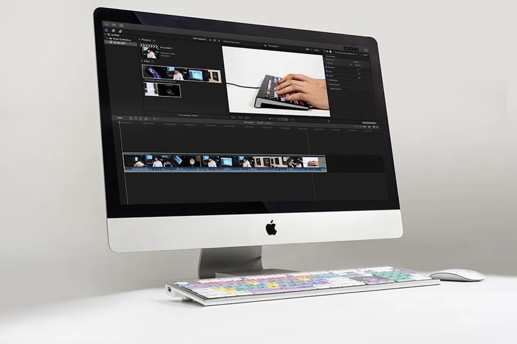 Logickeyboard LKB-FCPX10-CWMU-UK Clavier Final Cut Pro X QWERTY UK