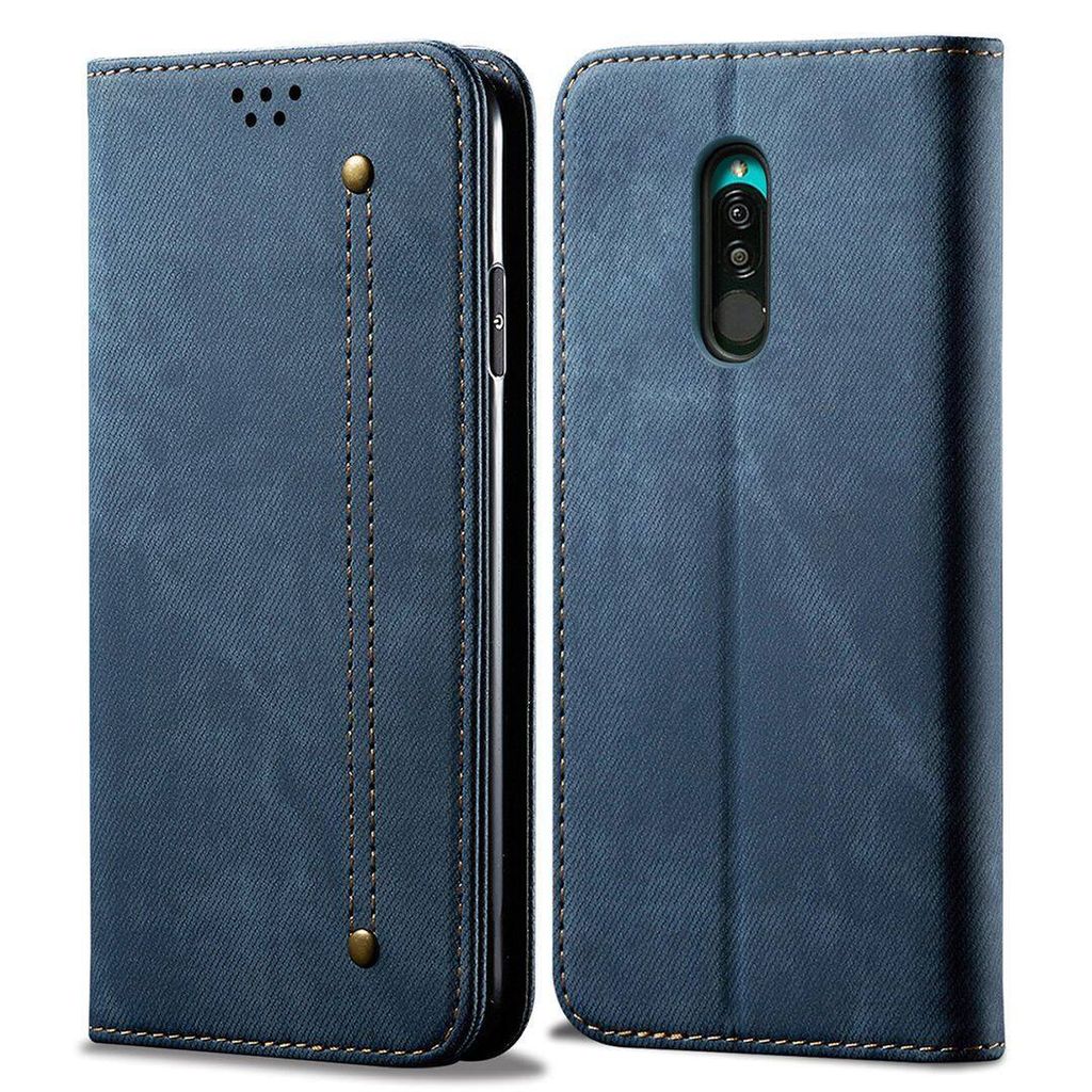 Redmi 8 Pouzdro, Kožené Peněženkové Pouzdro s Magnetickým Obrázek produktu 