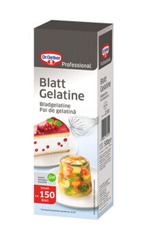 Dr. Oetker 711225000 Dr. Oetker Blattgelatine  150 Blatt, 1 Obrázok produktu 