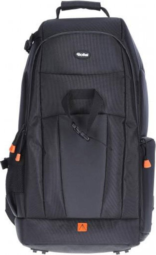 Rollei Fotoliner, Rucksackhülle, Jede Marke, Schwarz, Orange