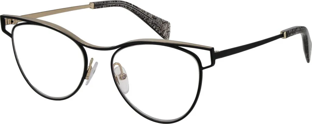 Lunettes de Créateur Yohji Yamamoto YY3016 52004 en Acétate Premium Noir