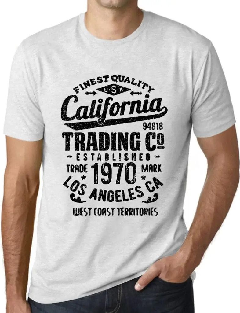 Herren Grafik T-Shirt Handel in Kalifornien seit 1970 – California Trading Since 1970 – Geschenk 54. Geburtstag Jahrestag 54 Jahre Jubiläum 54...