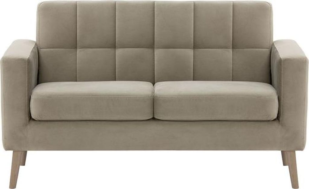 Zweisitzer-Sofa Neat-Velluto 3-wax black