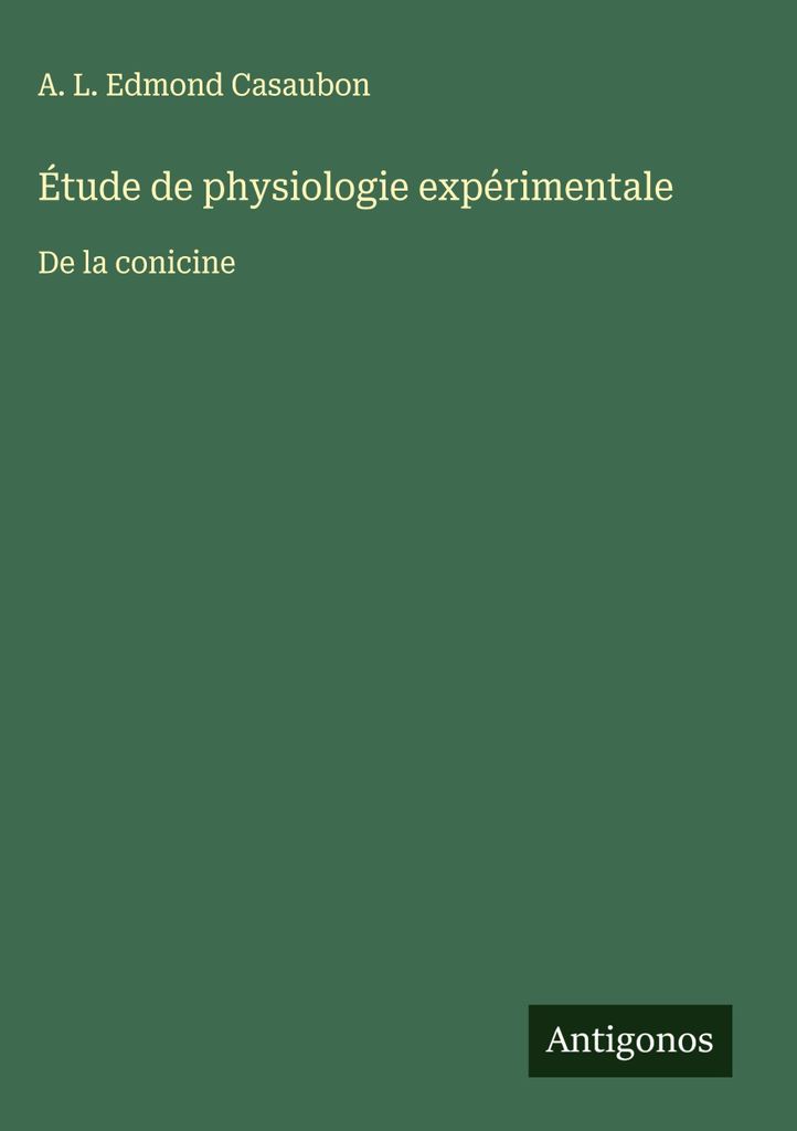 Studie zur experimentellen Physiologie