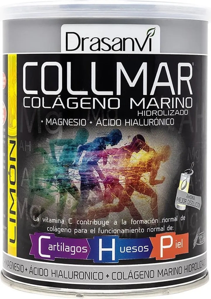 Collmar Magnésium Citron 300g : Collagène Marin avec Acide Hyaluronique