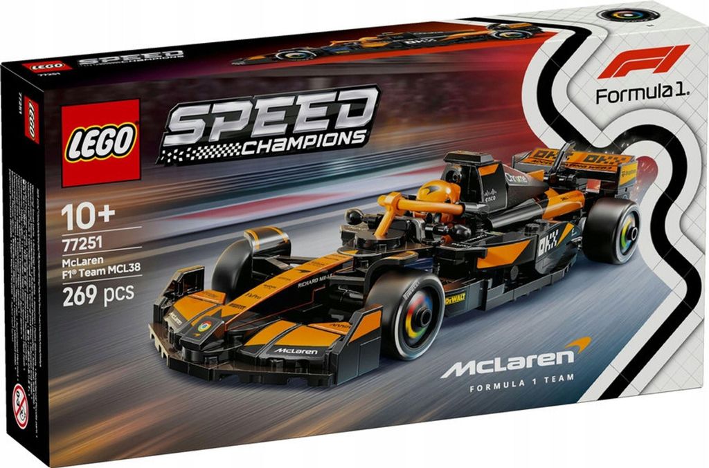 Formule 1-auto McLaren F1® Team MCL38 Productafbeelding 