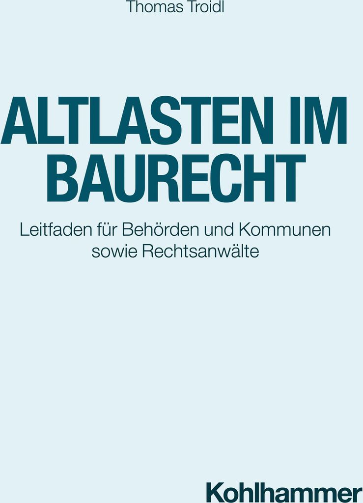 Altlasten im Baurecht