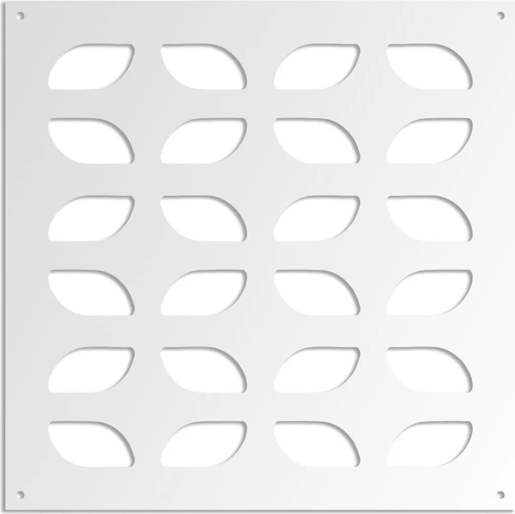 Pannello GLOBECROSS Bianco PVC 48x48 - Ideale Fai Da Te e Decor