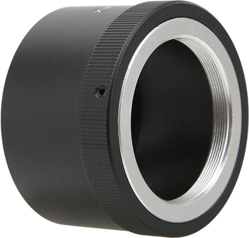Shanrya Tele-Spiegel-Objektiv-Adapterring, Aluminiumlegierung, langlebig, fest, T2-Mount-Objektiv-Adapterring, glatt, mit Schraubenschlssel fr E-Mo...