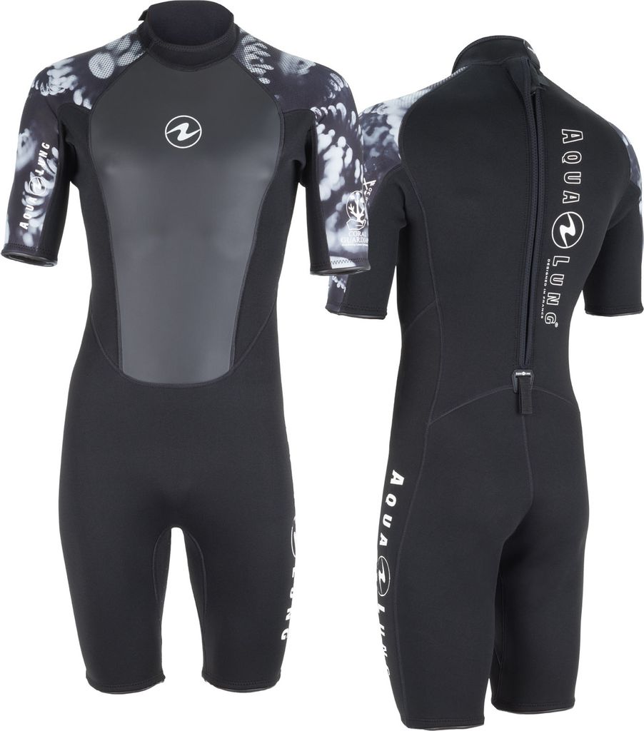 AquaLung Hydroflex Herren Shorty schwarz-weiß, Größe:XS