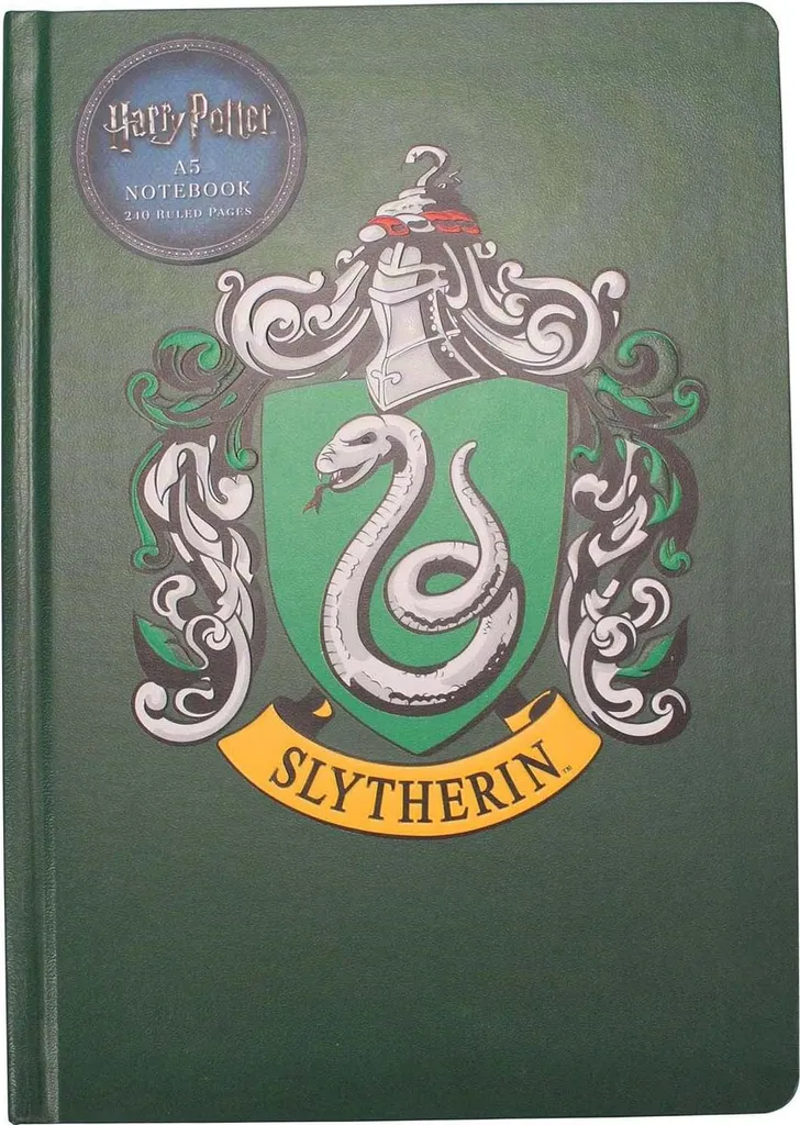 quaderno a5 flexi harry potter serpeverde