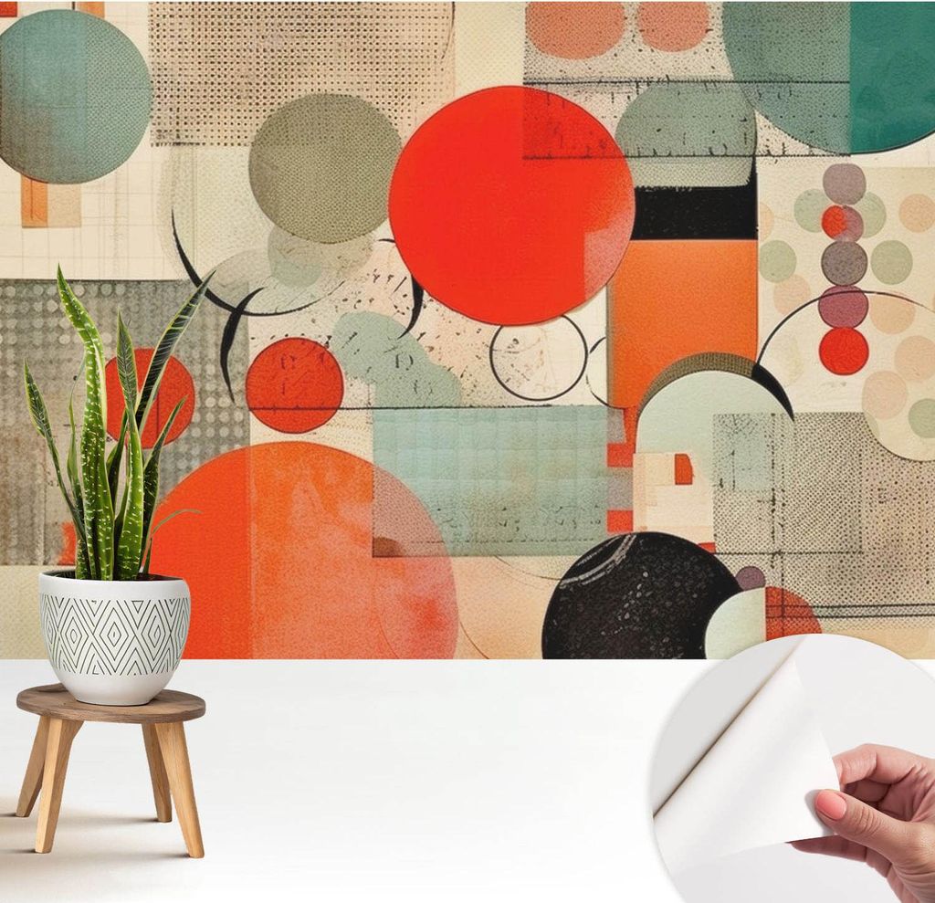 Fototapete selbstklebend - 208x146 cm - Tapete - Wandtapete - Wandbilder - Klebefolie - Dekofolie - Tapete Folie - Wand - Dekoration - Wohnzimmer -...