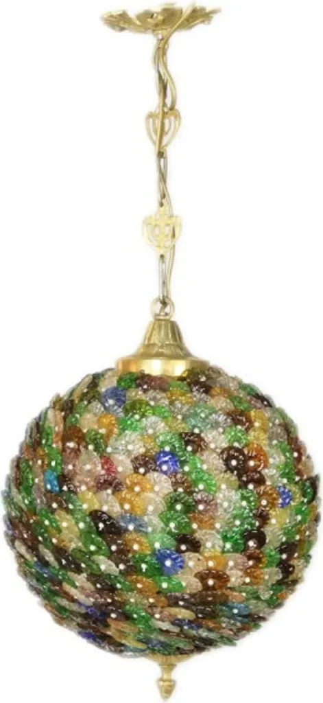 Luminaire Plafonnier en Verre Style Baroque pour Décoration Luxe
