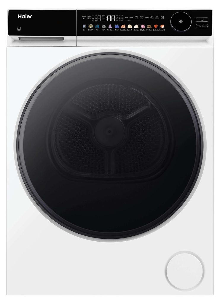 Haier HD90-B667U1 Wärmepumpentrockner 9kg hOn-App Produktbild 