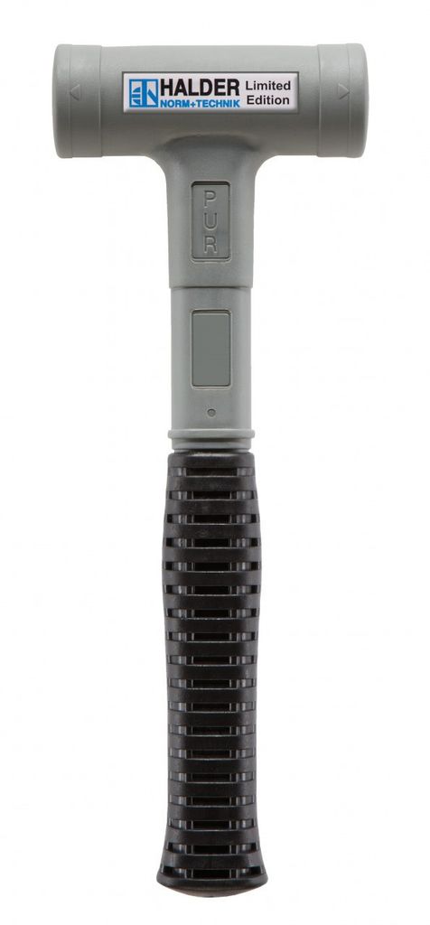 HALDER GreyCraft Schonhammer 60 mm rückschlagfreier Nylonhammer Kunststoffhammer