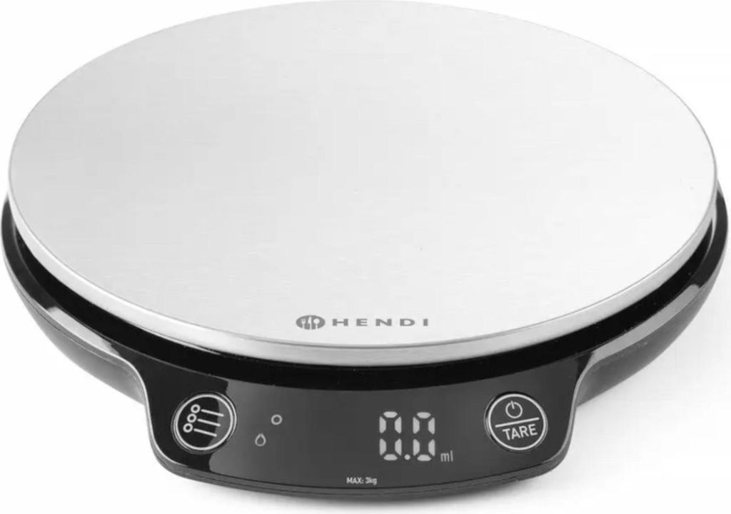 Hendi Küchenwaage bis 3 kg digital aus Kunststoff