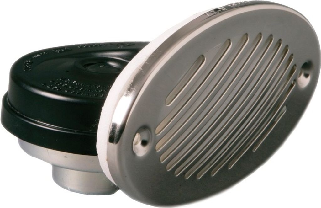 Fiamm Einbauhorn für US Boote mit VA-Stahl Abdeckung Produktbild 